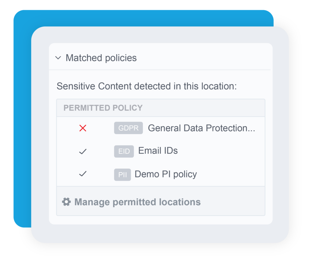 Matched Policies Interface